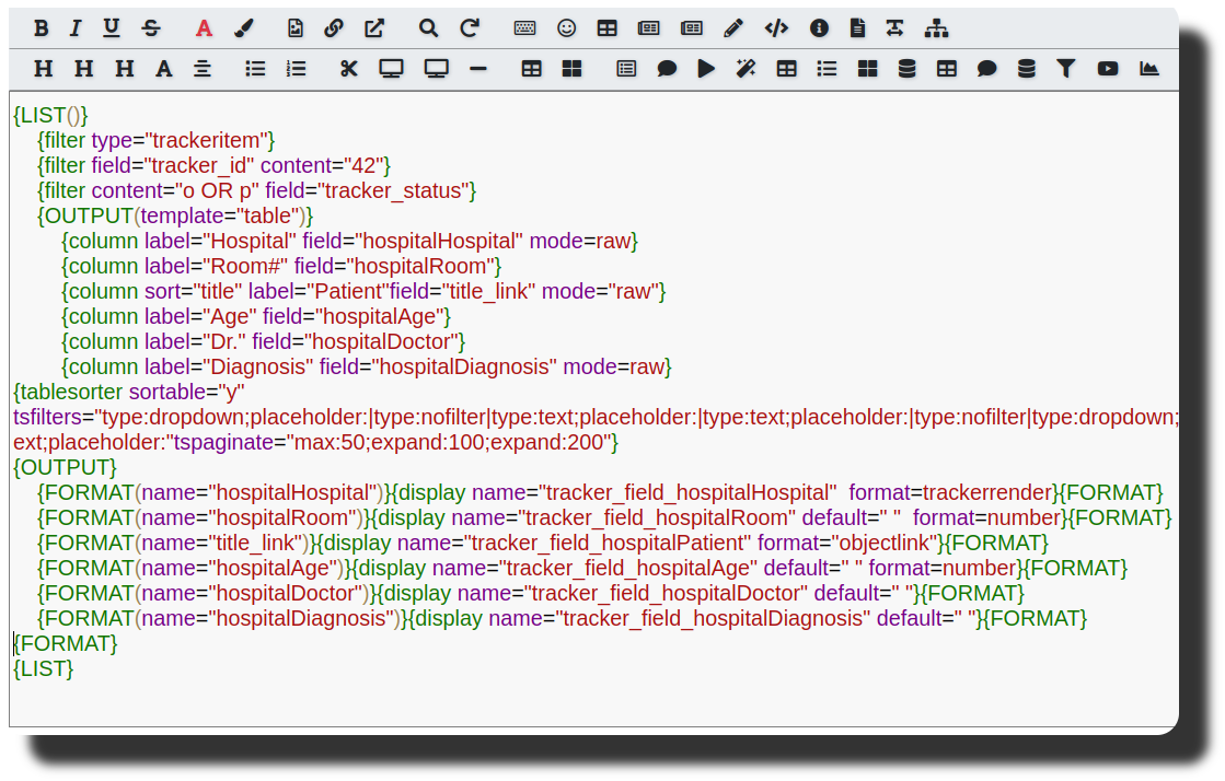 Example Low Code